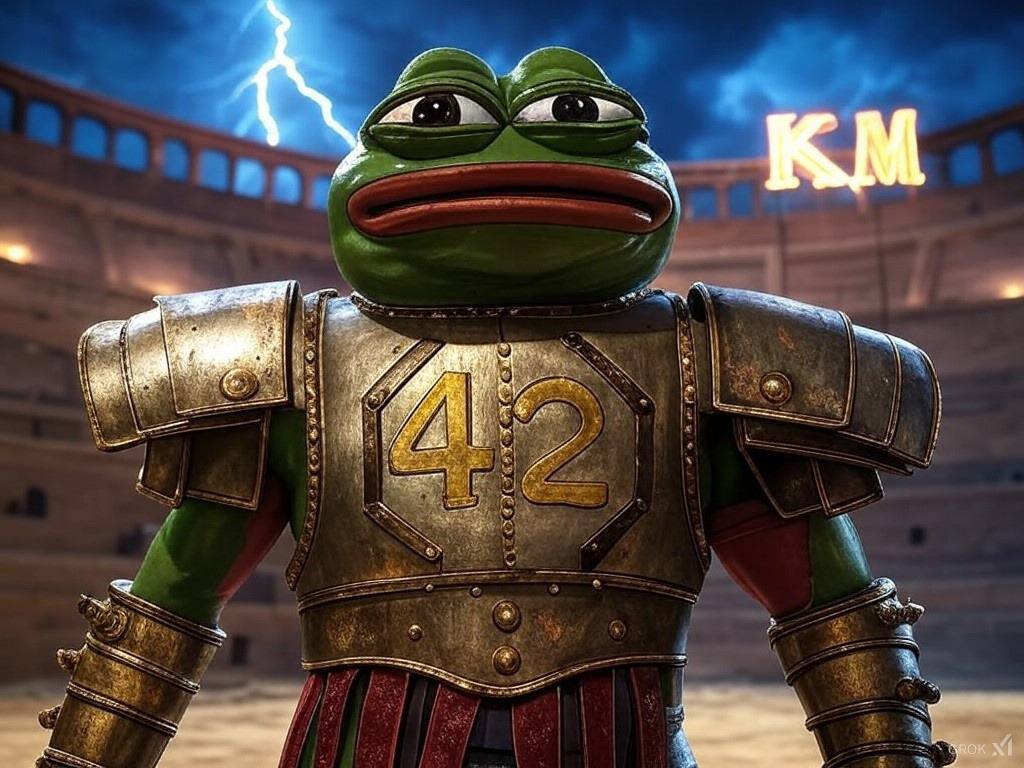 Joshwaan2k's tweet image. That would be @Kekius_Maximus you are referring to 💯 
KM first on Solana chain 
Awesome community of peoples
Driven team working very hard 👌 ❤️ 
Chart that's bullish and organic 
KEK  🐸 ⏳️ 🚀

CA: FThrNpdic79XRV6i9aCWQ2UTp7oRQuCXAgUWtZR2cs42