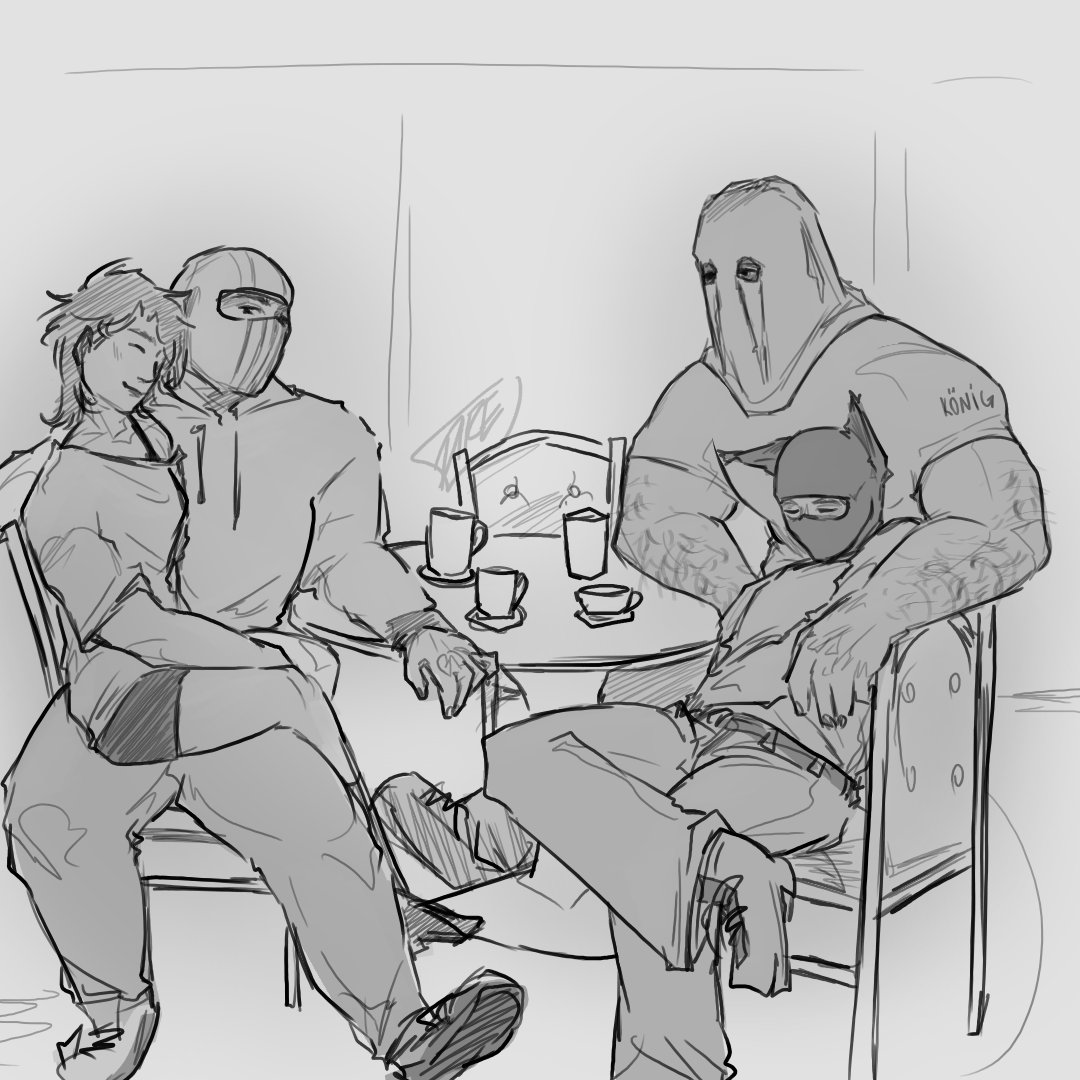 direwoofers's tweet image. they&apos;re on a double date :D 
me yapping below

@sgtweird with Ghost
#König #Ghost #codmw2 #yumetwt #yumeship