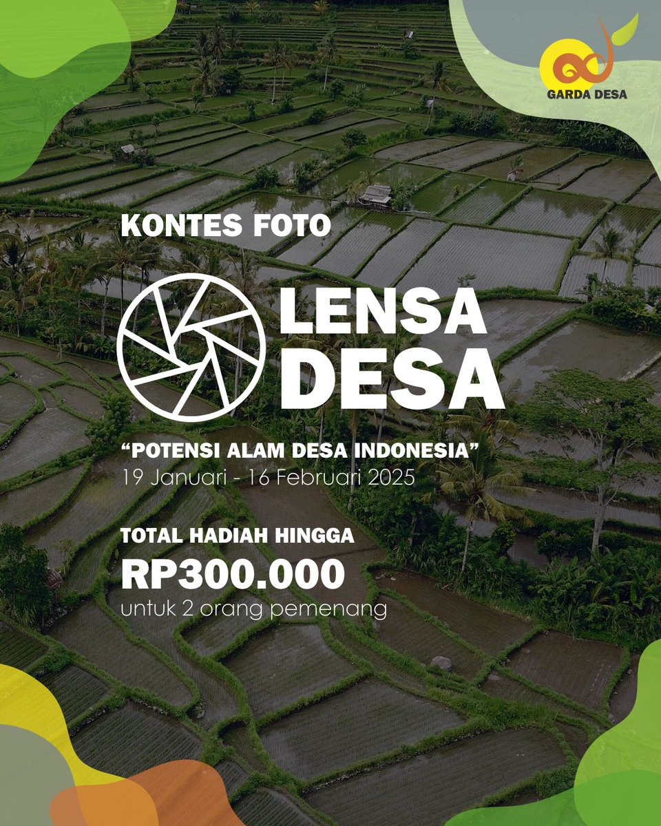 gardadesa_id's tweet photo. 🌿 Kontes Foto Lensa Desa: Potensi Alam Desa Indonesia 📸

Halo, teman-teman! 👋
Saat ini Garda Desa Indonesia sedang menyelenggarakan kontes foto Lensa Desa dengan tema "Potensi Alam Desa Indonesia". https://t.co/1AfVNRTMm7