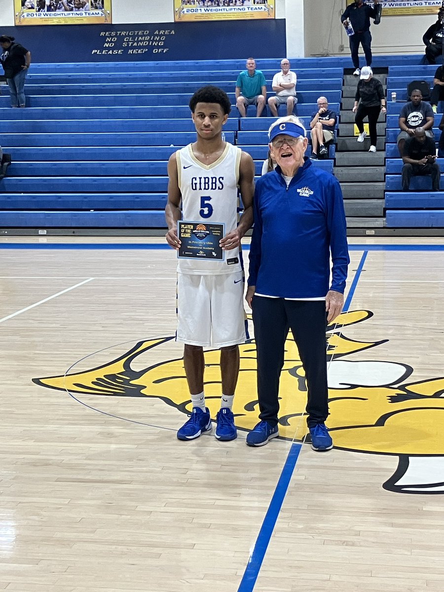 Gibbs High School Boys Basketball (@gibbshighbball) on Twitter photo No. 41 Gibbs tops Westminster Academy 67-61. Final! 💪
Oneal Delancy named Walley Keller Classic player of game with 21 pts.
Jacob Daniels posted 19 pts.
<a href="/0neal_Delancy/">Oneal Delancy</a> <a href="/SauceDaniels1/">Jacob🔟Daniels</a> @walleykeller07 No. 41 Gibbs tops Westminster Academy 67-61. Final! 💪
Oneal Delancy named Walley Keller Classic player of game with 21 pts.
Jacob Daniels posted 19 pts.
<a href="/0neal_Delancy/">Oneal Delancy</a> <a href="/SauceDaniels1/">Jacob🔟Daniels</a> @walleykeller07