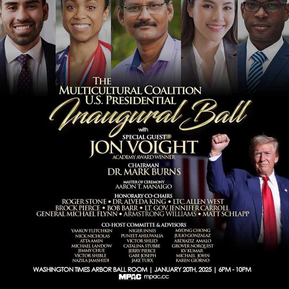 CorrrespondentX's tweet image. CLOSING SCENE : THE BAAL

January 18th, 2025
Los Angeles, California

@GenFlynn’s #FNET released a flyer for their 
MULTICULTURAL COALITION U.S. PRESIDENTIAL INAUGURAL BALL event today and after a few hours worth of digging, I can tell you that this is exctly the type of function