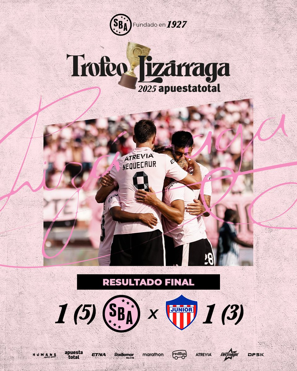 𝐄𝐋 𝐓𝐑𝐎𝐅𝐄𝐎 𝐋𝐈𝐙𝐀́𝐑𝐑𝐀𝐆𝐀 𝟐𝟎𝟐𝟓 𝐀𝐏𝐔𝐄𝐒𝐓𝐀 𝐓𝐎𝐓𝐀𝐋 𝐒𝐄 𝐐𝐔𝐄𝐃𝐀 𝐄𝐍 𝐂𝐀𝐒𝐀 🏆🤩

¡Nos quedamos con la victoria en la tanda de penales! 

Un triunfo que celebramos juntos, en nuestra casa, con nuestra gente. 🏟💪🏼

Gracias, rosados, por su aliento