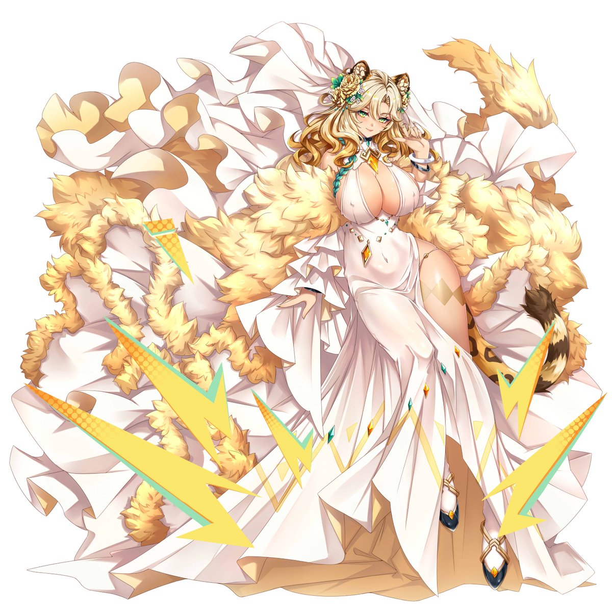 atea1007's tweet image. シロネン 花嫁
#原神  #GenshinImpac  #シロネン