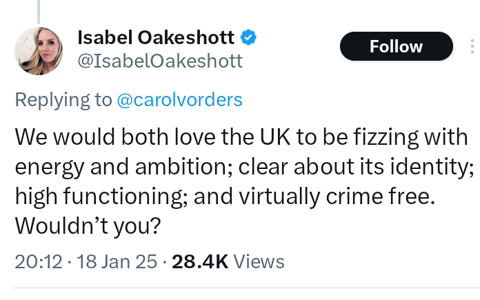 Julie Street 🇺🇦 🇬🇧 🇪🇺 (@juliest101) on Twitter photo It's well known that Dubai is a den of iniquity, grifters, tax avoiders and fugitives ...
Anyway how are you getting on with your neighbours <a href="/IsabelOakeshott/">Isabel Oakeshott</a> ? It's well known that Dubai is a den of iniquity, grifters, tax avoiders and fugitives ...
Anyway how are you getting on with your neighbours <a href="/IsabelOakeshott/">Isabel Oakeshott</a> ?