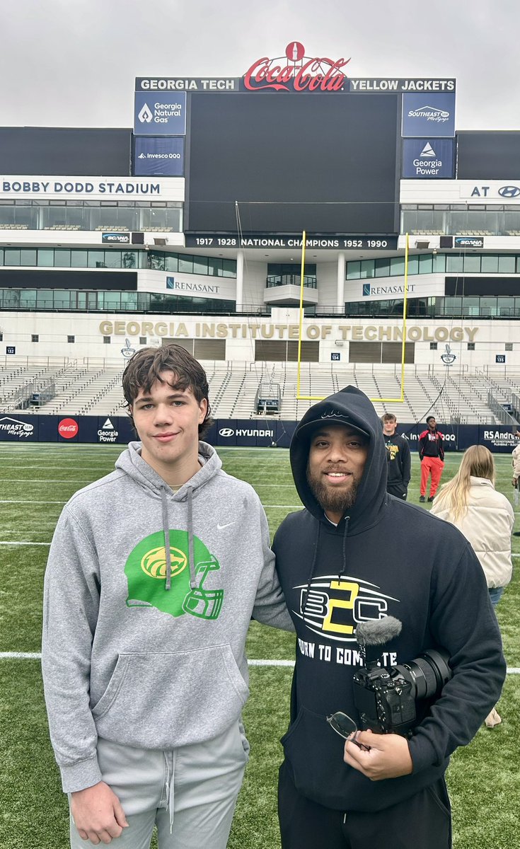 Reece Gongwer (@reecegongwer) on Twitter photo I had a great time visiting <a href="/GeorgiaTechFB/">Georgia Tech Football</a> today. Thanks to <a href="/coacherrinjoe/">Errin Joe</a> for hosting and <a href="/Alex_B2C/">Alex Born to Compete</a> for making it happen. I had a great time visiting <a href="/GeorgiaTechFB/">Georgia Tech Football</a> today. Thanks to <a href="/coacherrinjoe/">Errin Joe</a> for hosting and <a href="/Alex_B2C/">Alex Born to Compete</a> for making it happen.