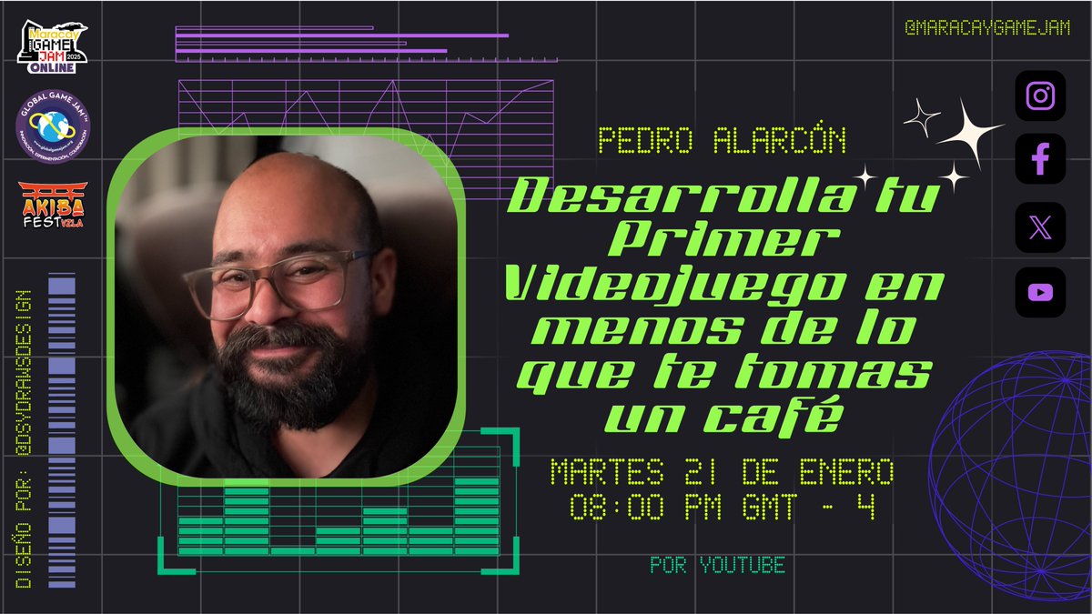 Diseñador Gráfico de profesión y Desarrollador autodidacta, apasionado por la creación de contenido interactivo y audiovisual.

youtube.com/watch?v=E_ovtL…

<a href="/globalgamejam/">GlobalGameJam</a> #ggj25