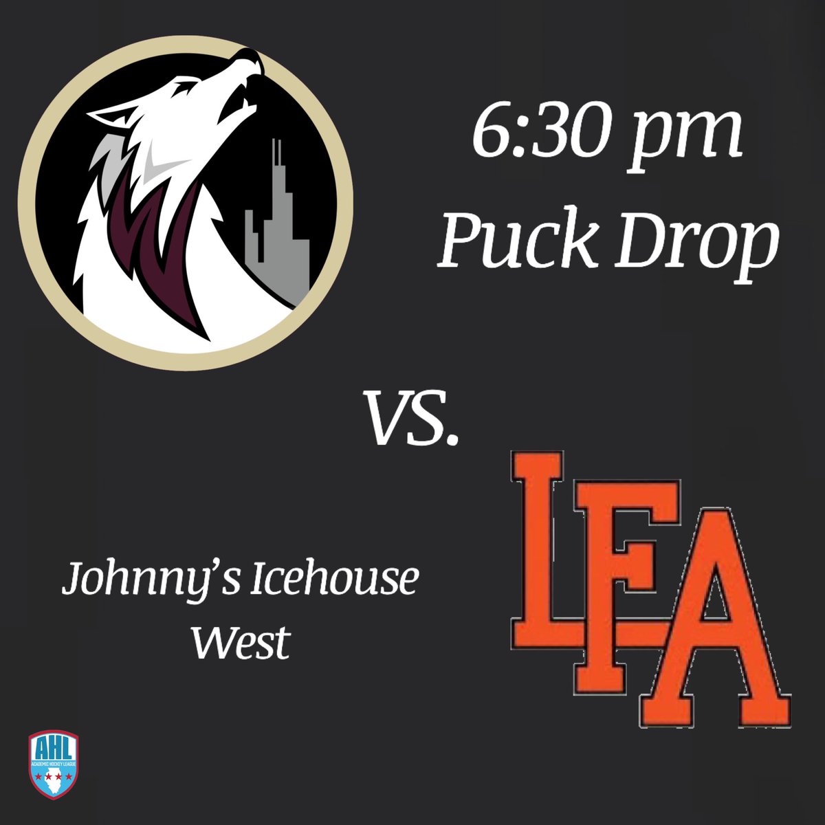Saint Ignatius Wolfpack Hockey (@siwolfpackhky) on Twitter photo #WolfpackNation it’s another Varsity Maroon game day!!
🗓 Today
🆚 <a href="/LFAcad/">Lake Forest Academy</a>
⏰ 6:30 p.m.
📍 Johnny’s Icehouse West
#PackPride #BackThePack #WolfpackNation it’s another Varsity Maroon game day!!
🗓 Today
🆚 <a href="/LFAcad/">Lake Forest Academy</a>
⏰ 6:30 p.m.
📍 Johnny’s Icehouse West
#PackPride #BackThePack