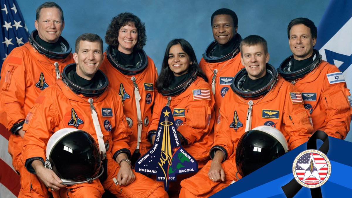 22 years later, THEIR mission is still OUR mission.

STS-107, forever in our hearts:
• Rick Husband
• Willie McCool
• Dave Brown
• Kalpana Chawla
• Mike Anderson
• Laurel Clark
• Ilan Ramon