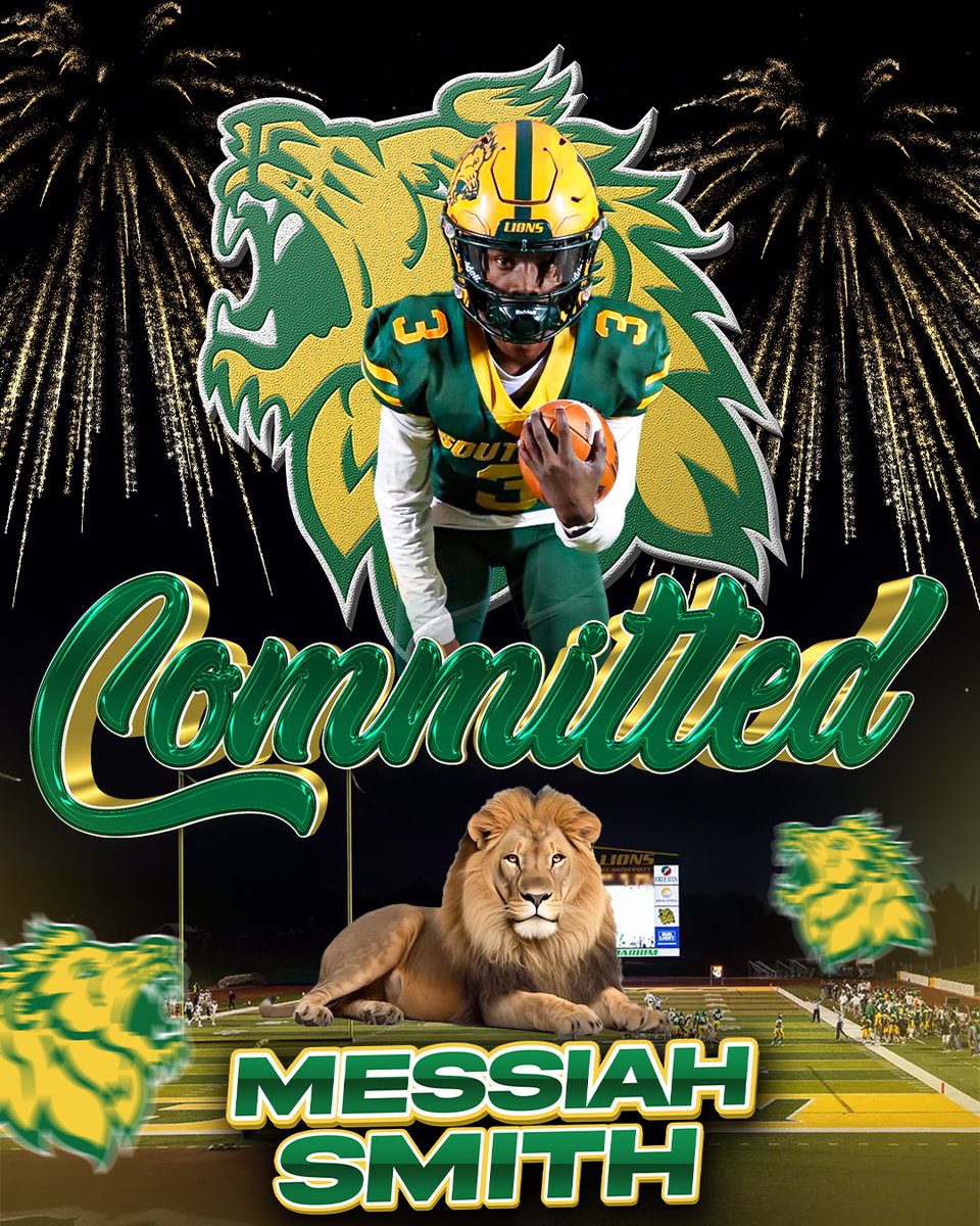 Messiah Smith (@messiahsmith8) on Twitter photo I want to thank God and my family for being supportive of me and my jouney. I am 1000% committed <a href="/MSSUFootball/">MSSU Football</a> 🦁Let’s Work!!! 💯💪🏾🏈 <a href="/ParkwayNorthFB/">Coach Odenwald</a> <a href="/Excel360Footba1/">Excel360FootballTraining</a> <a href="/JPRockMO/">JP Rock</a> @TJenkins_Moso <a href="/CoachAB_MSSU/">Atiba Bradley</a> <a href="/JerodAlton/">Jerod Alton</a> I want to thank God and my family for being supportive of me and my jouney. I am 1000% committed <a href="/MSSUFootball/">MSSU Football</a> 🦁Let’s Work!!! 💯💪🏾🏈 <a href="/ParkwayNorthFB/">Coach Odenwald</a> <a href="/Excel360Footba1/">Excel360FootballTraining</a> <a href="/JPRockMO/">JP Rock</a> @TJenkins_Moso <a href="/CoachAB_MSSU/">Atiba Bradley</a> <a href="/JerodAlton/">Jerod Alton</a>