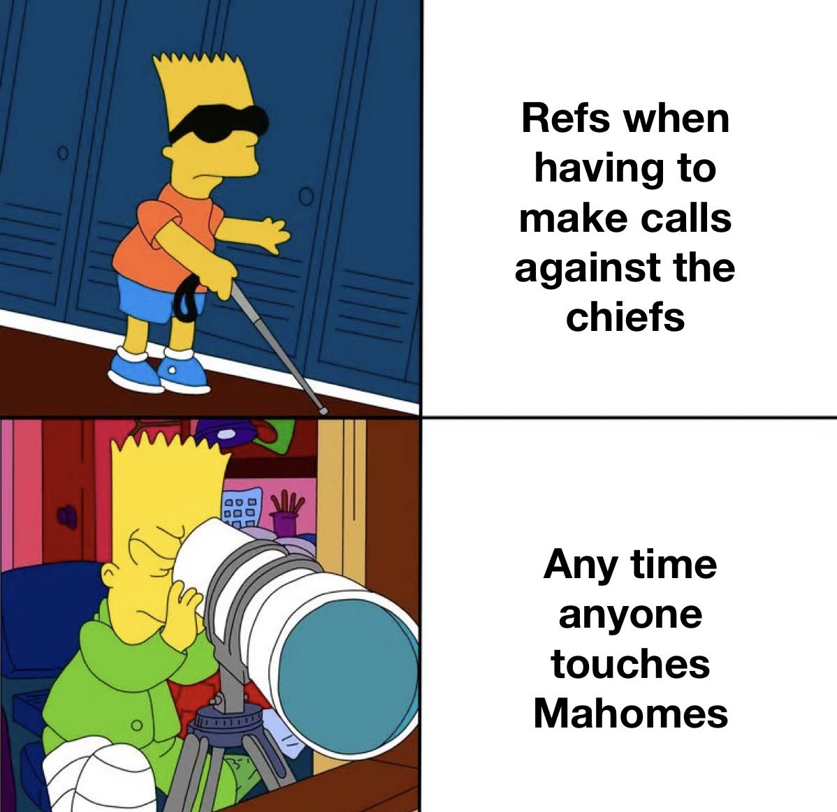StandardFantasy's tweet photo. The ref crew on any chiefs game… https://t.co/hOPzSBN5hH