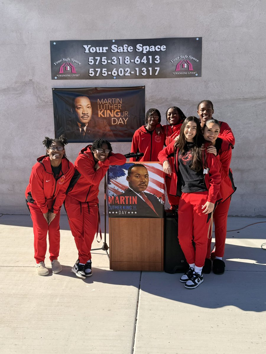 Thank you for allowing us to be part of the MLK Day of Service here in Hobbs.