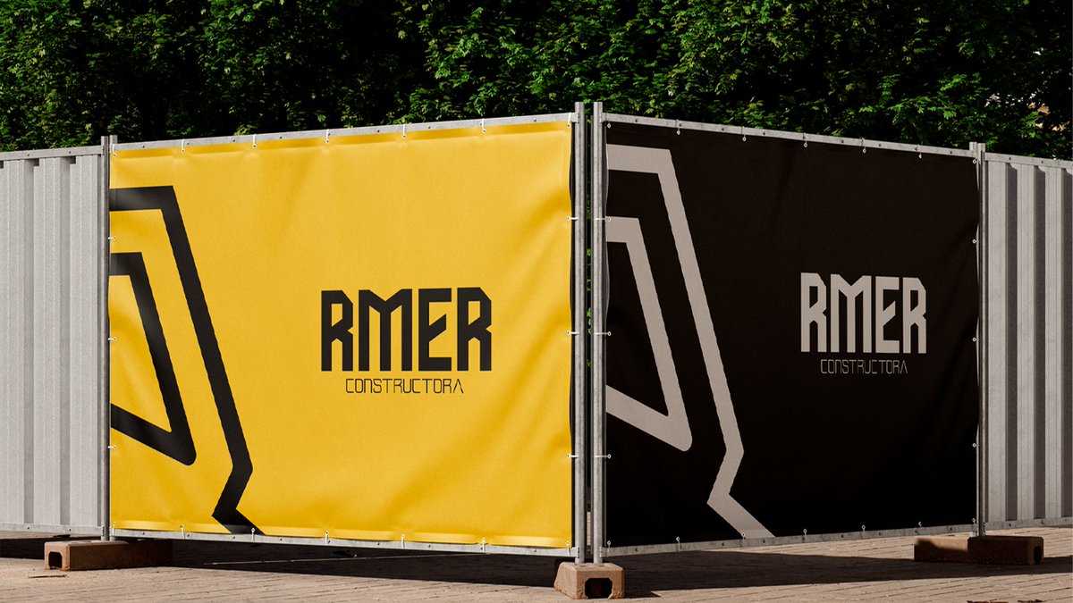 Rmer Constructora ⚒️ 
A brand that symbolizes strength, innovation and commitment to excellence in every project. This logo represents the solid foundation on which dreams are built, reflecting a modern and reliable identity that sets the standard in the construction world.