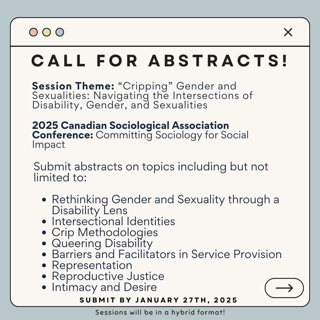 Make sure to submit an abstract to our session! Link: event.fourwaves.com/csa-scs-confer…