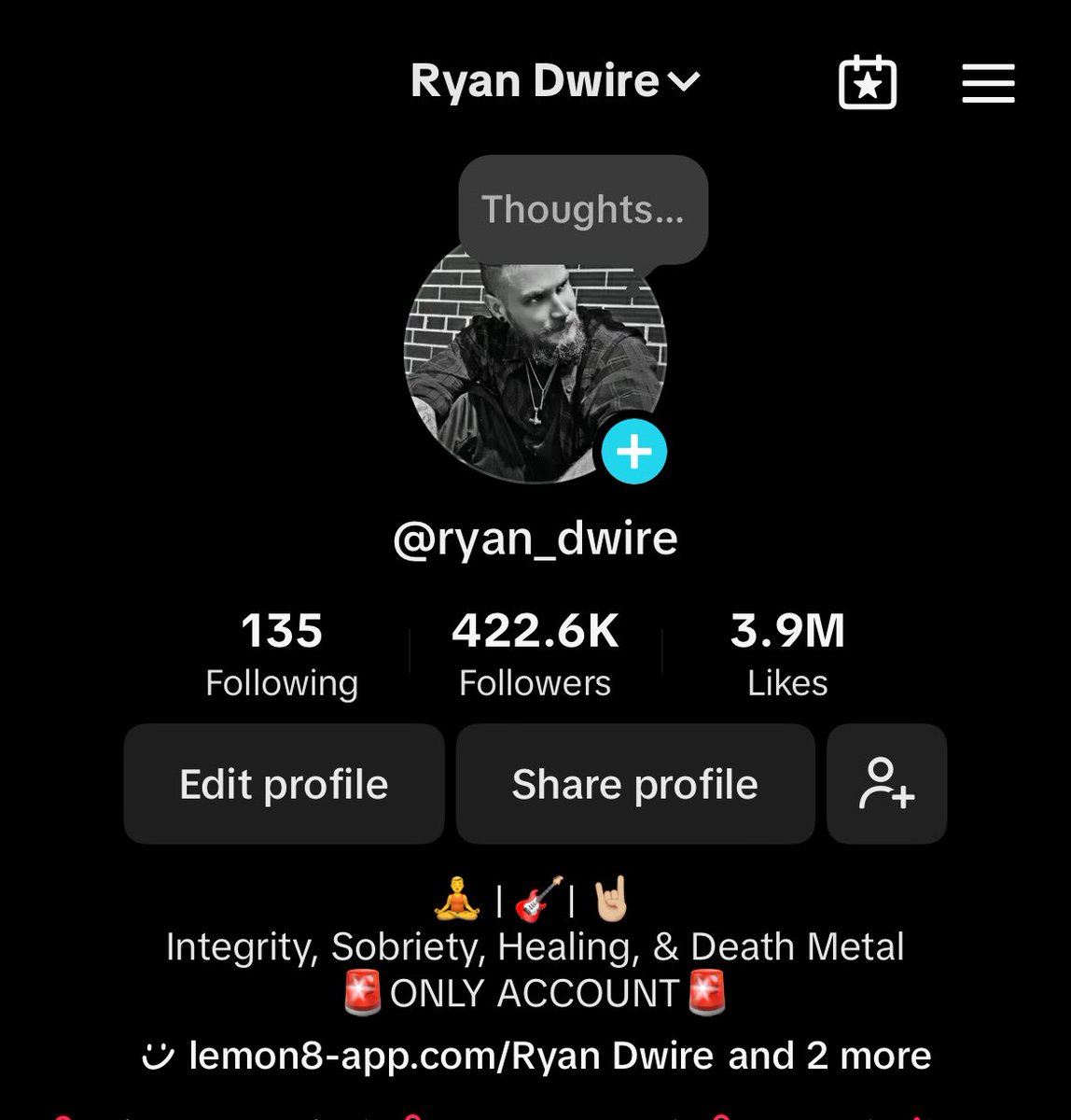 ryan_dwire's tweet image. Good bye TikTok ! It’s been real ! Thank you for followed and supported my content 🫂🖤