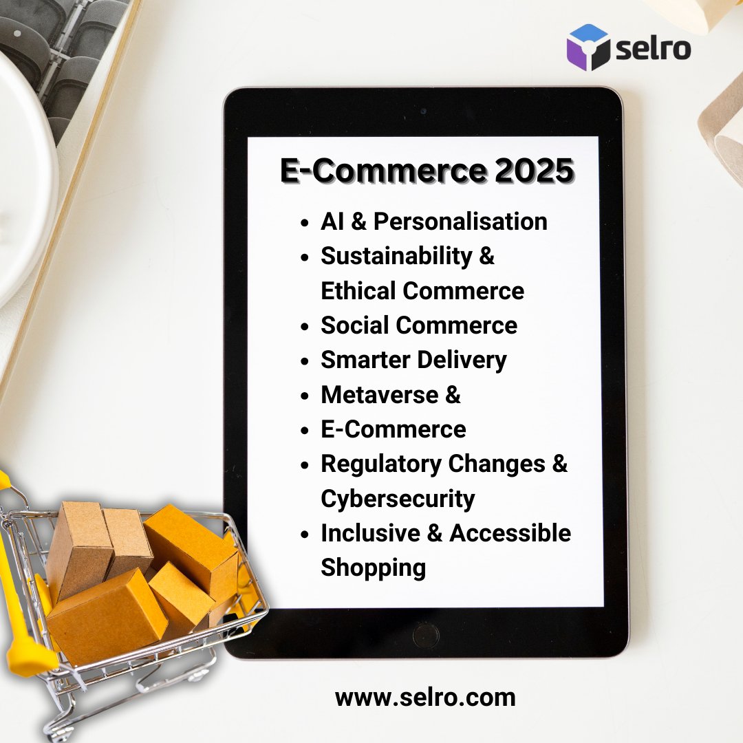 2025 is shaping up to push the boundaries of what’s possible—are you ready? 🚀
Follow #Selro at selro.com for more e-commerce tips.
#SellMore #sustainability #ecommercebusiness #metaverse