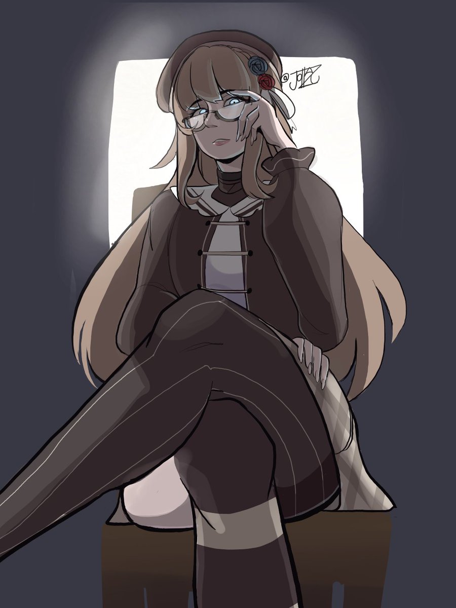 Como prometido, aqui vai minha contribuição ao evento!
Foi muito divertido de fazer ✨
Eu vi a Rea e senti que precisava fazer um desenho nessa pose
 #GrayContest <a href="/pixelhorn/">Hiro Horn🌙 Vartist</a>