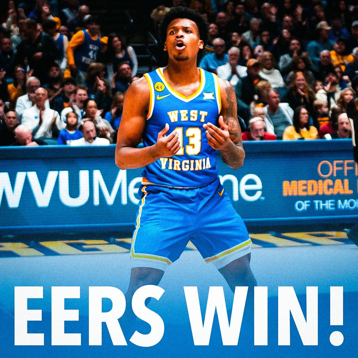 CUE COUNTRY ROADS!!! #WVU upsets #2 Iowa State! HailWV