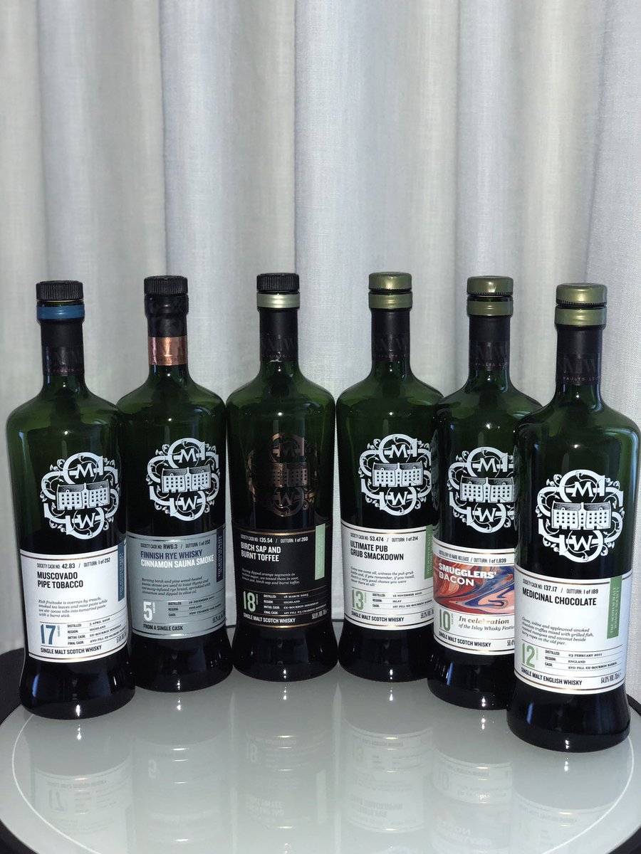 SMWS Canada 🥃 (@smwscanada) on Twitter photo We tried to out-smoke all the other masterclasses at <a href="/vicwhiskyfest/">Victoria Whisky Fest</a> today with our all-peat-all-the-time lineup. Whadya think? 🥃 We tried to out-smoke all the other masterclasses at <a href="/vicwhiskyfest/">Victoria Whisky Fest</a> today with our all-peat-all-the-time lineup. Whadya think? 🥃