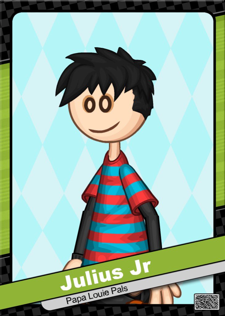 MrSoupBoy's tweet photo. I present⦠the Julius jr card #juliusjr #papalouie https://t.co/63b6Qf69Of