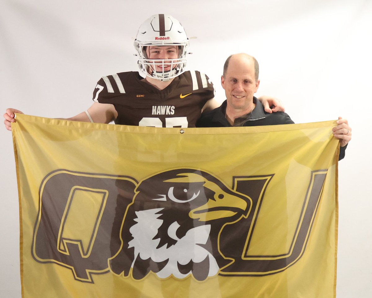 Very thankful and blessed to have received an offer from <a href="/QUHawksFootball/">Quincy University Football</a>  after a great visit. Thanks to <a href="/CoachPannone/">Michael Pannone</a> and <a href="/TrevonRhodess/">Trevon_Rhodes</a> GO Hawks💛🤎. A.G.T.G

<a href="/B_Dimovitz/">Butch Dimovitz</a> <a href="/ScottPingel10/">Scott Pingel</a> <a href="/CBCFootball/">CBCFootball</a>