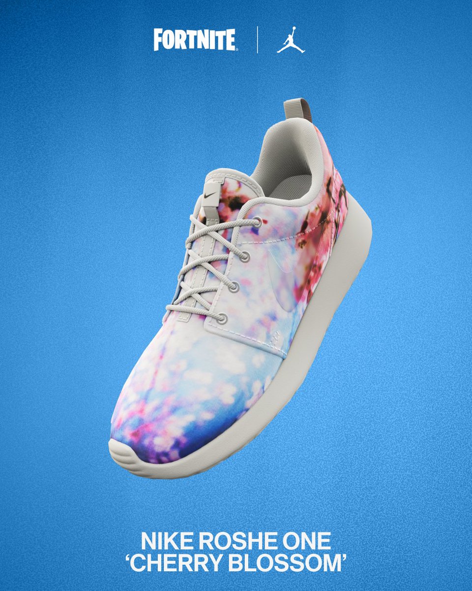 Patterns? Yeah, we got patterns.
  
Nike Air Foamposite One 'Metallic Red',  Nike Air Kukini SE 'Leopard', Nike Air Max 95 'Country Camo’ and Nike Roshe One 'Cherry Blossom.

All available in the Fortnite Item Shop through 1/25.
