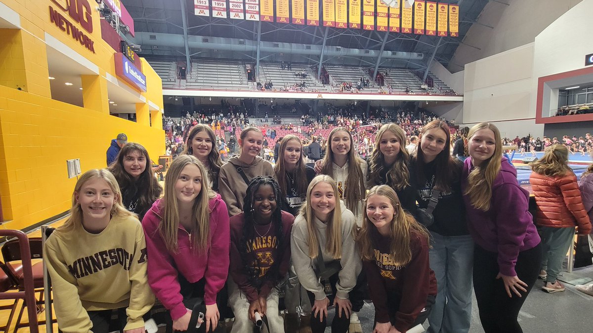 Great time cheering on the Minnesota Gophers as they take home the win against Penn State!