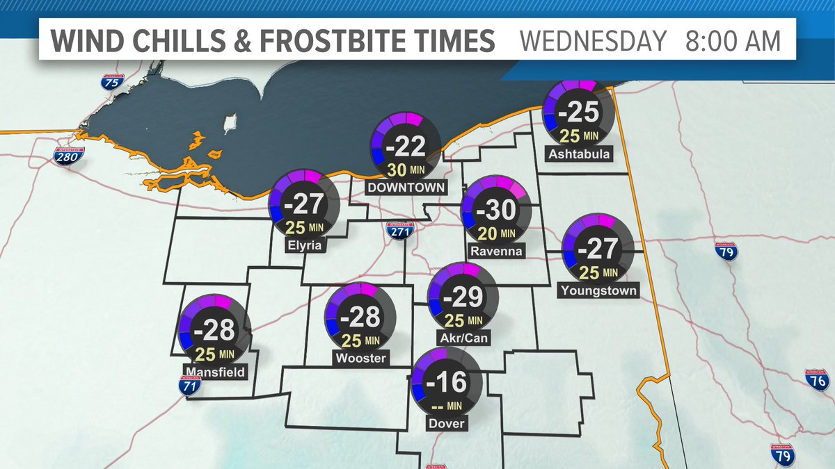 WeatherManAC's tweet image. It's been cold but it's about to turn COLD, COLD. Next week is looking brutal with wind chills getting as low as -20 to -25 below. 

Cover up exposed skin and your pipes from busting. #3weather