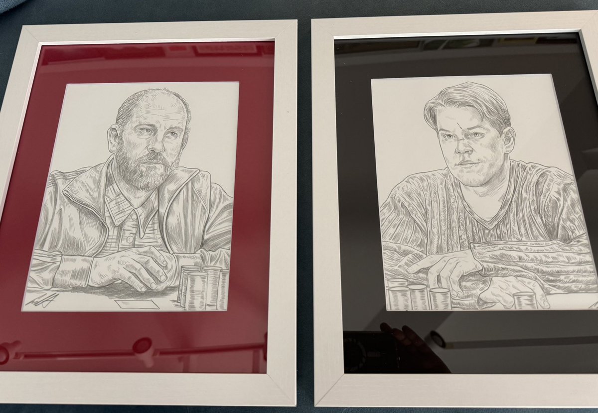 GermainLussier's tweet photo. Some new additions to the art collection going on the wall. 

Thank you @cuylersmith for respecting the classics https://t.co/9V5ztGmraW