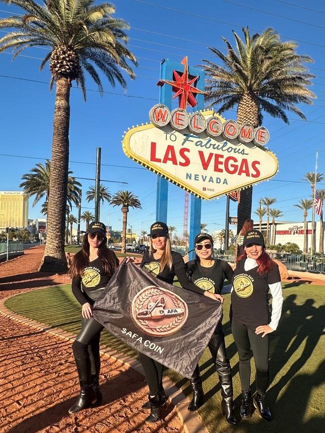 Girls from the community getting ready for the game enjoying the afternoon in Las Vegas!

Could it be that Messi gives us an autograph on the flag?

Will $AFA Pump like $TRUMP?

2Hs 30 Min for the match!!!

#Afuera 

CA: 7yY7aQjmTzUe9mZCUHiCPs8ZTcyx41ucoxFjHdGrpump