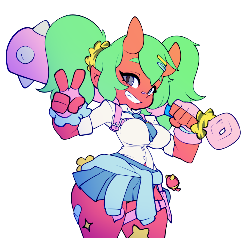 Oni girl from the fortnite