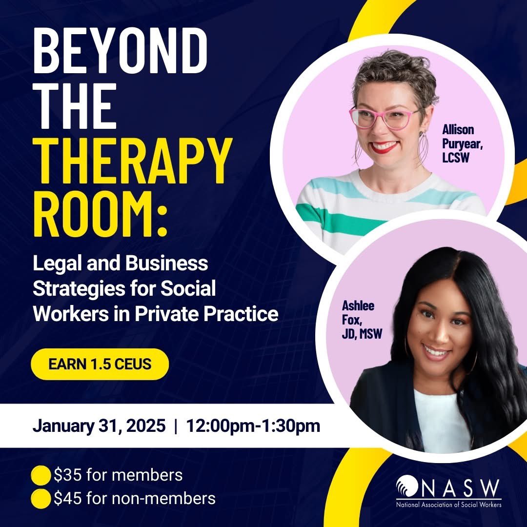 This session provides essential information on selecting the right business structure, developing effective policies, creating compliant websites, and managing your practice successfully.
Date: January 31, 2025 | Time: 12:00 - 1:30PM EST 
buff.ly/4hesXmU
