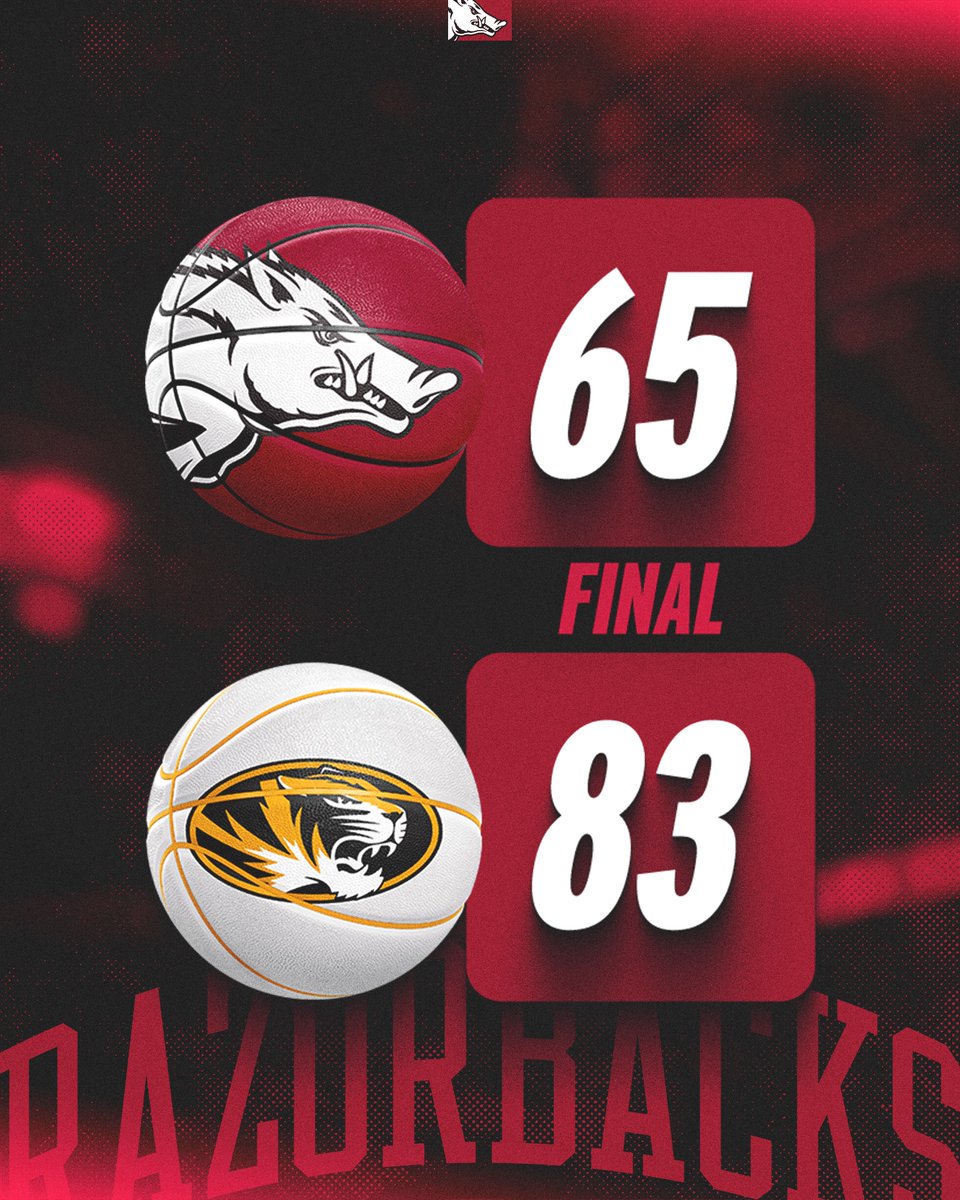 RazorbackMBB's tweet image. Final from Columbia
