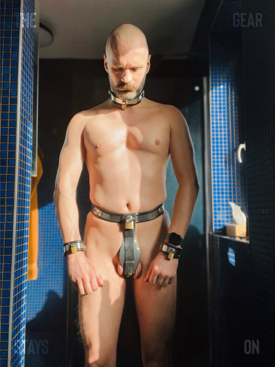 A morning sense of humbleness washed over the belt slave as he woke up, the ever-familiar confinement of his distinctive underwear asserting itself with renewed intensity against his natural male biological clock.🥴