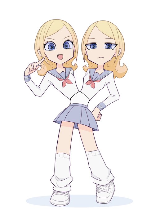 カートゥーンシャム娘 相性バッチリ可愛い('ω`)