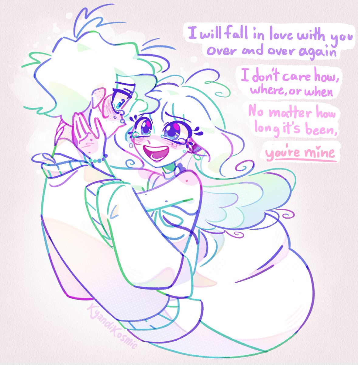 Epic the musical still has me in shambles so drew my OCs to cope