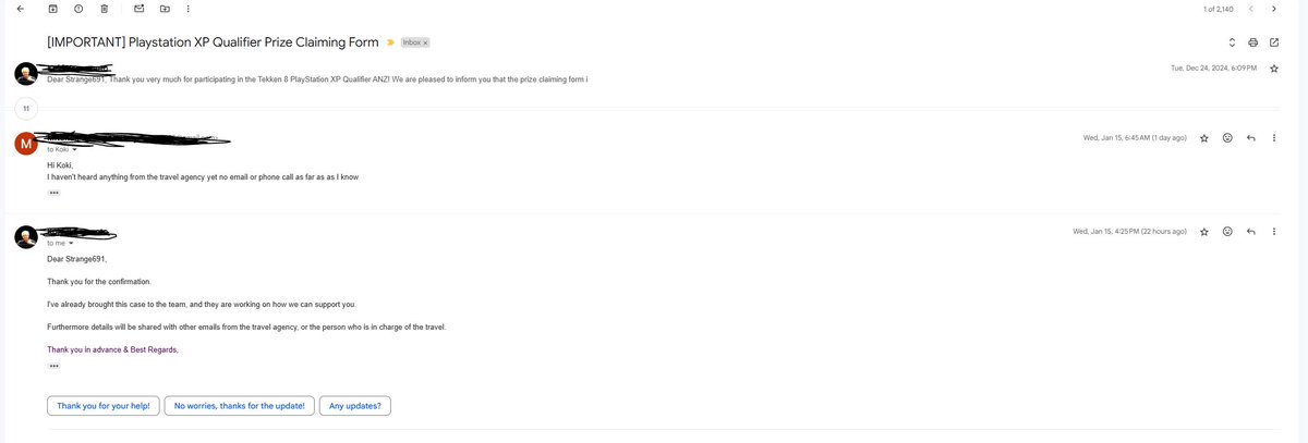 I am so livid, I rushed spent extra to get my passport sorted. This is a huge failure from sony I took time off work. All for nothing 
<a href="/PlayStation/">PlayStation</a> Don't waste my time don't email me back and forth like it's going to happen if you're just going to send the runner up.