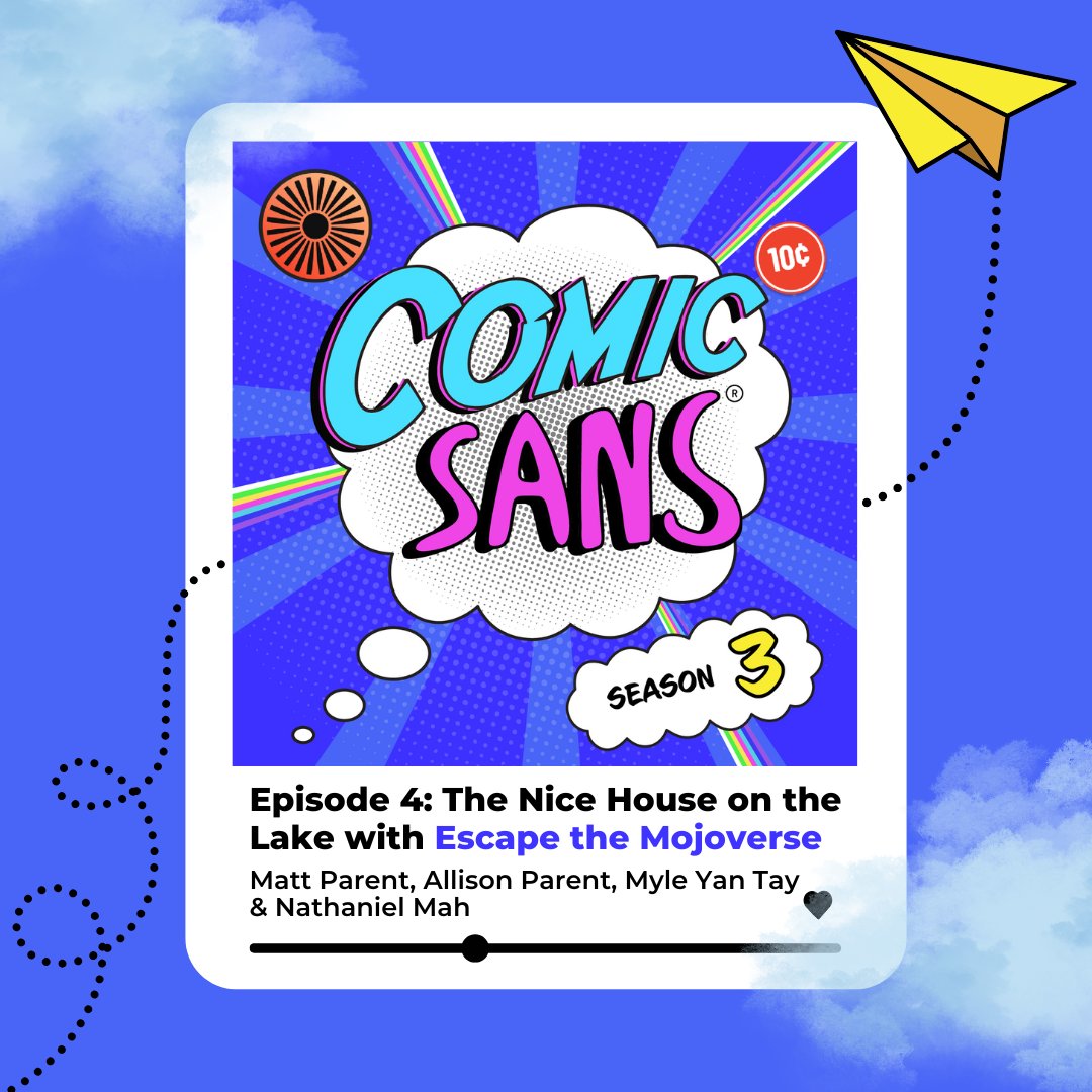 Comic Sans Podcast is on Bsky @comicsanspod.com! (@comicsanspod) on Twitter photo 🔔 NEW EP ALERT!
After a long week, our hosts can’t wait to join <a href="/MojoversePod/">Escape The Mojoverse: An X-Men comics podcast</a> for some fun in the sun at “The Nice House on the Lake” 🏠 by <a href="/JamesTheFourth/">James Tynion IV</a>, @AMartinezBueno & Jordie Bellaire;
what could possibly go wrong? 👀🔥
🎧: l.comicsanspod.com/s03e04 🔔 NEW EP ALERT!
After a long week, our hosts can’t wait to join <a href="/MojoversePod/">Escape The Mojoverse: An X-Men comics podcast</a> for some fun in the sun at “The Nice House on the Lake” 🏠 by <a href="/JamesTheFourth/">James Tynion IV</a>, @AMartinezBueno & Jordie Bellaire;
what could possibly go wrong? 👀🔥
🎧: l.comicsanspod.com/s03e04