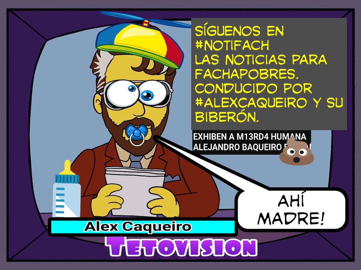 LaOtraExtincion's tweet photo. Cansado de las conferencias Mañaneras del Pueblo de la Presidenta Sheinbaum?
Ven por tu chocolatote de fake news y mentiras con chicle en #NotiFach
No creas las verdades antifachas de @PonchoGutz o de @ZuritaCarpio ni de @guti_remo1982
Ellos no te entienden
@AlexCaqueiro si. https://t.co/0OsXlgeTan