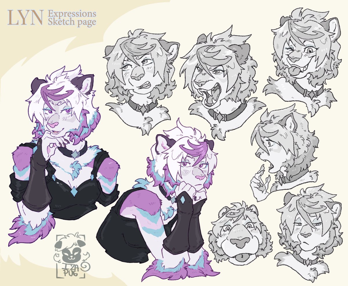 Lyn Expressions Sketch Page ~