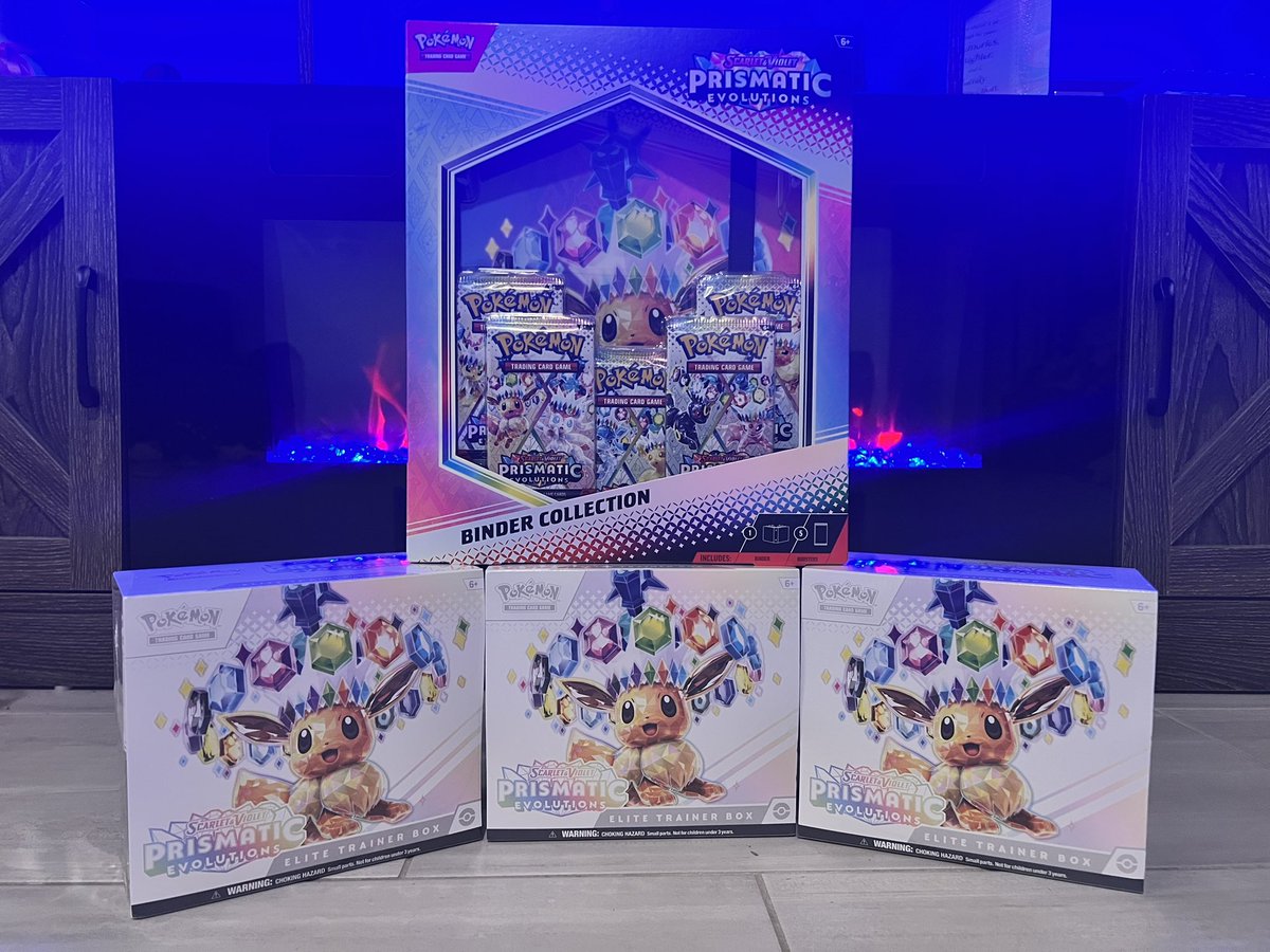 eyeOhhS's tweet photo. Prismatic Release day pickups. Hope I get some decent pulls. I know the rates are bad..wish me luck! https://t.co/99jaBsGiut