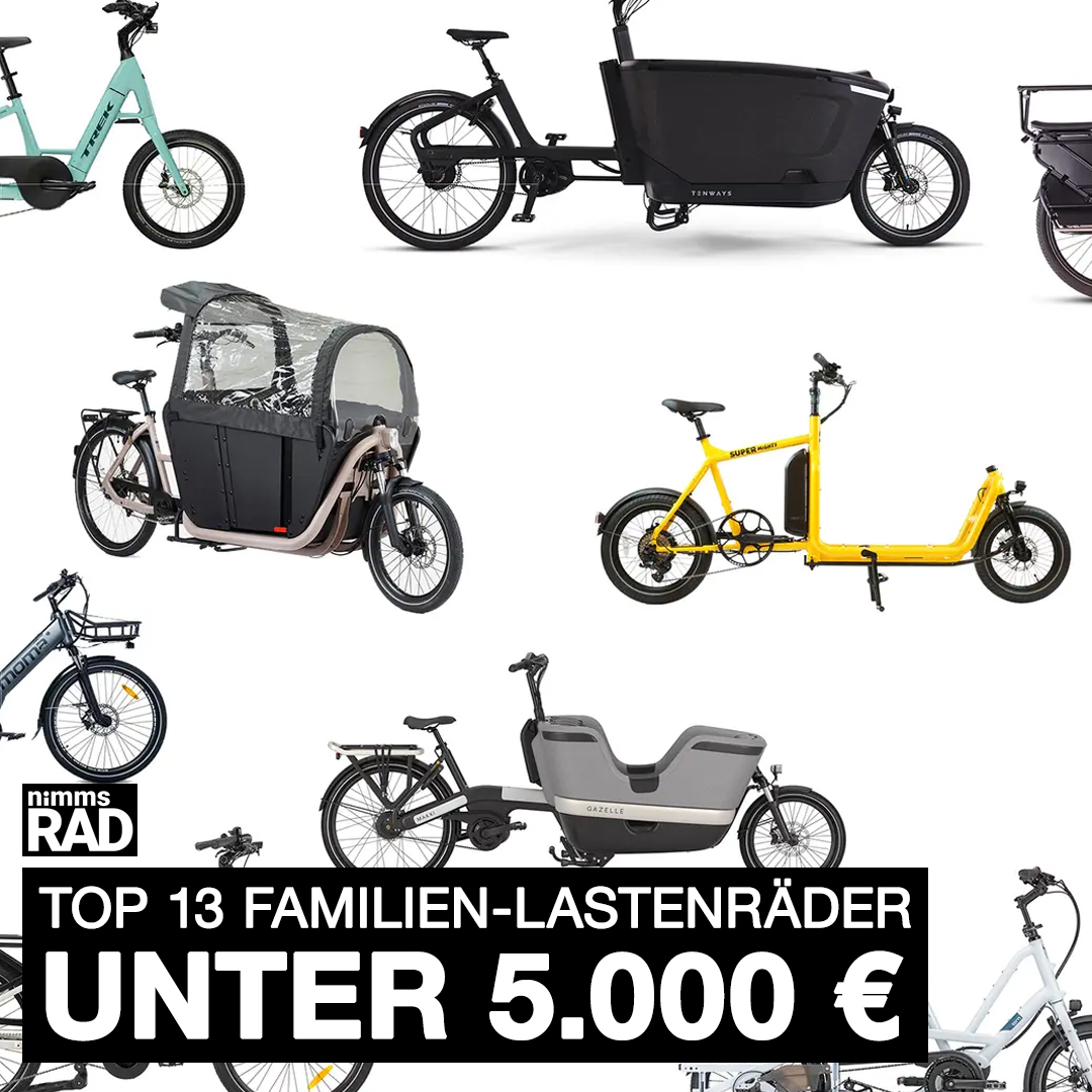 Das beste E-Lastenrad unter 5.000 €?: 13 Familien-Lastenräder für kleines Geld
nimms-rad.de/news/lastenrae…

#nimmsrad