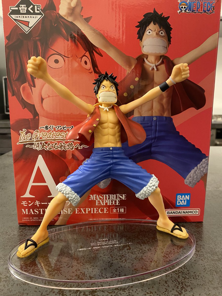 ワンピース一番くじ大勝利！
飾ります！
#一番くじワンピース