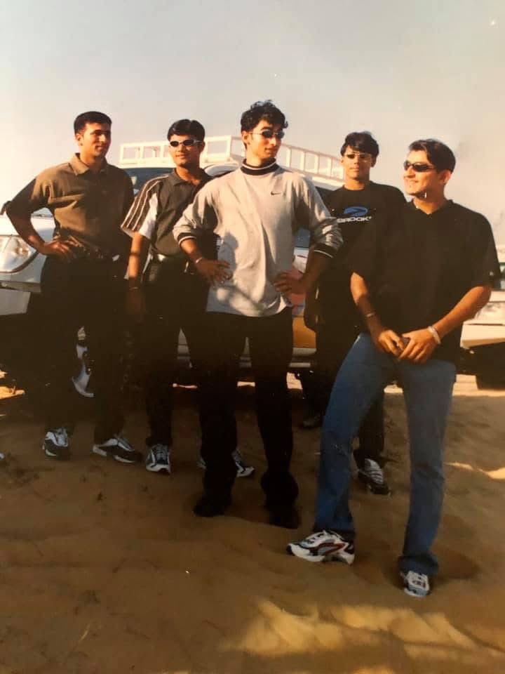 FaisalIqbalCric's tweet photo. Throwback. 

Found some Pics Archive During Early Days of @TheRealPCB 🇵🇰 @TheRealPCBMedia 

Young guns 1st Sharjah Cup #2001  
#CherishedMemories #ThrowbackSundays 
@realimrannazir4 @Bullet_Sami @imranfarhat1982 @realshoaibmalik @YasArafat12 @humayunfarhat7 https://t.co/9FxYH1U0XK