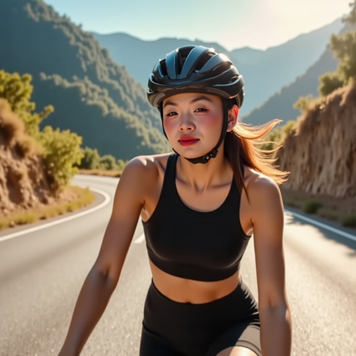 AkimiSanaka's tweet image. Pedaling through freedom, with the wind at my back and the world at my feet. 
 #CyclingJourney #RideToExplore