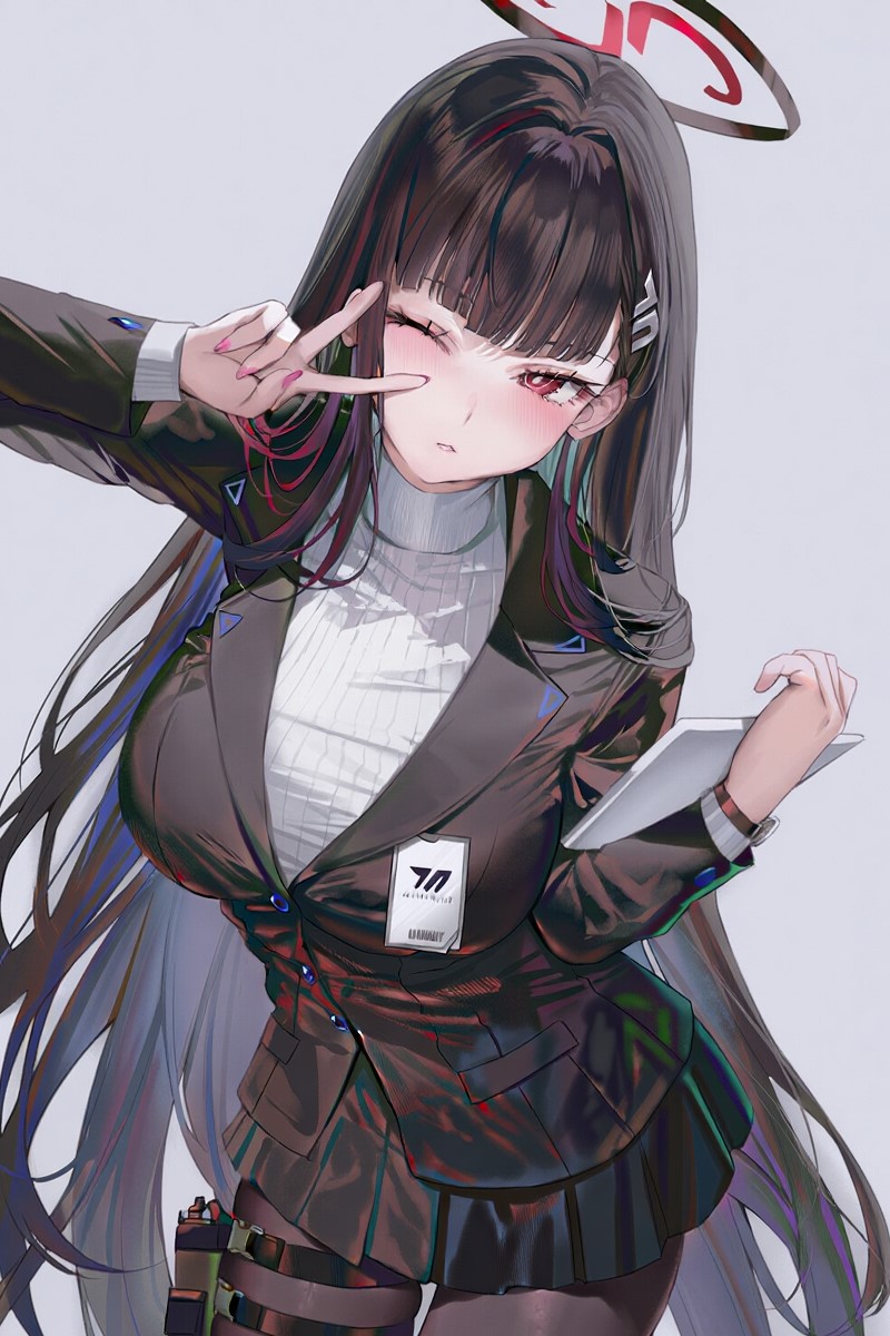 圖 穿著會場工作制服的莉央