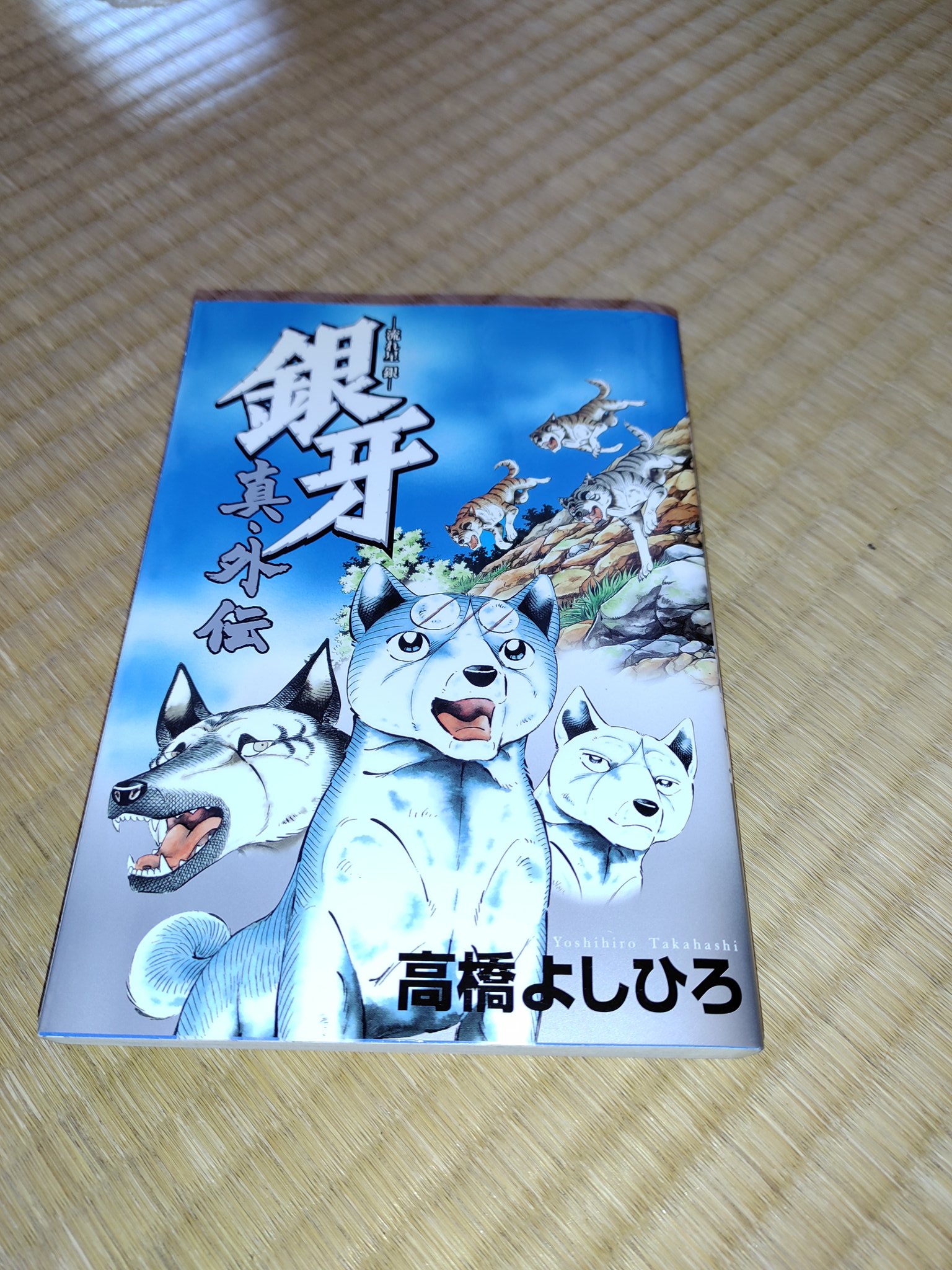 高橋よしひろ先生　手ぬぐい 高橋よしひろ先生 手ぬぐい 🌌高橋よしひろ先生新連載🌌銀牙伝説
