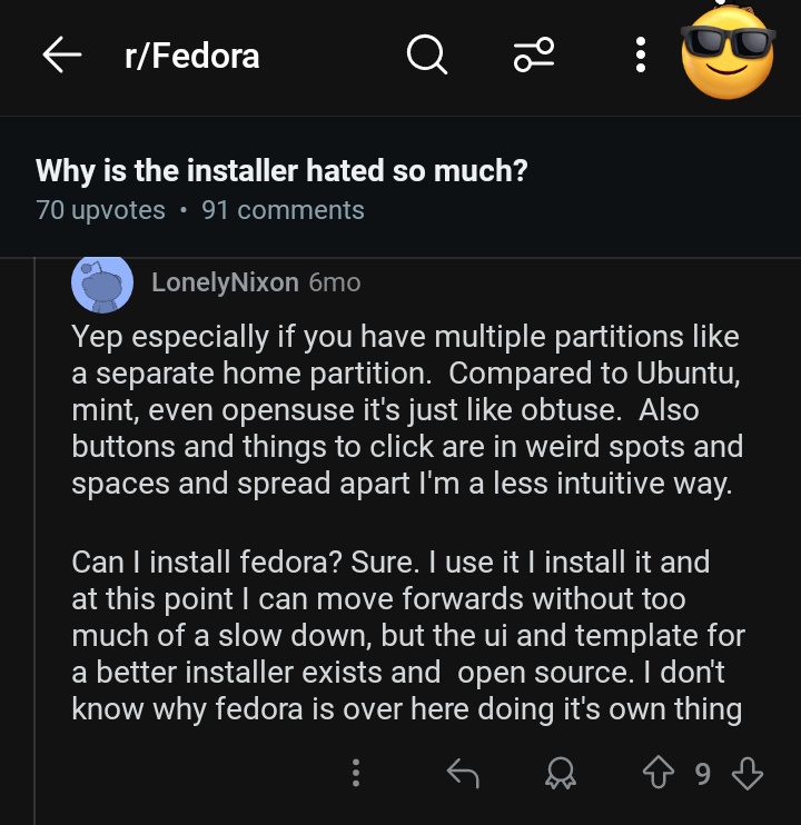 fcassia's tweet image. Really really impressed by the #UbuntuServer text mode installer.
Shows there&apos;s lots to be improved by #Anaconda and the rest...