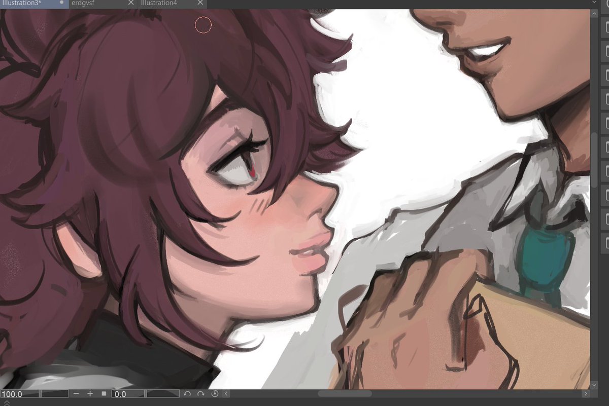vexcharm's tweet photo. you'll never guess what this wip is fanart of https://t.co/6UdvHC2D9c