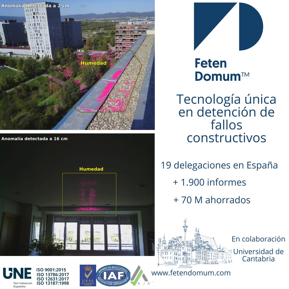 FETENDOMUM's tweet photo. ¿Todavía te preguntas porque somos líderes en detección de patologías en España?

Simplemente es porque no hay herramienta en el mercado capaz de definir con exactitud los fallos constructivos, solo puedes llegar al éxito con  nuestra tecnología FD System. https://t.co/PBCLGy6Wog