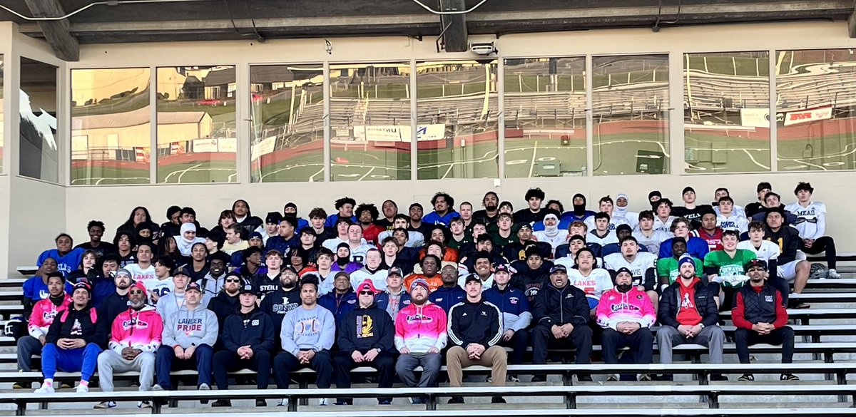 CLEATS V CANCER H.S. FOOTBALL ALL-STAR GAME (@cleatsv) on Twitter photo Southside All-Stars! 11AM & 3PM
100 players & 25 coaches!
Yes! <a href="/coachdu1/">Coach Du</a> <a href="/coachIzFw/">Coach Iz FW</a> <a href="/Matt_Johnson37/">Matt Johnson</a> @lakescoachmiller <a href="/Coach_Hunt24/">OG-Tac-City</a> <a href="/CarolanBrett/">Brett Carolan</a> <a href="/CoachPortz/">Coach Portz 🏈</a> <a href="/CoachMaccKamiak/">Ivan Mclennan (McLeannan)</a> <a href="/SBLiveWA/">Washington High School On SI</a> <a href="/WSFCA1/">WSFCA</a> Southside All-Stars! 11AM & 3PM
100 players & 25 coaches!
Yes! <a href="/coachdu1/">Coach Du</a> <a href="/coachIzFw/">Coach Iz FW</a> <a href="/Matt_Johnson37/">Matt Johnson</a> @lakescoachmiller <a href="/Coach_Hunt24/">OG-Tac-City</a> <a href="/CarolanBrett/">Brett Carolan</a> <a href="/CoachPortz/">Coach Portz 🏈</a> <a href="/CoachMaccKamiak/">Ivan Mclennan (McLeannan)</a> <a href="/SBLiveWA/">Washington High School On SI</a> <a href="/WSFCA1/">WSFCA</a>